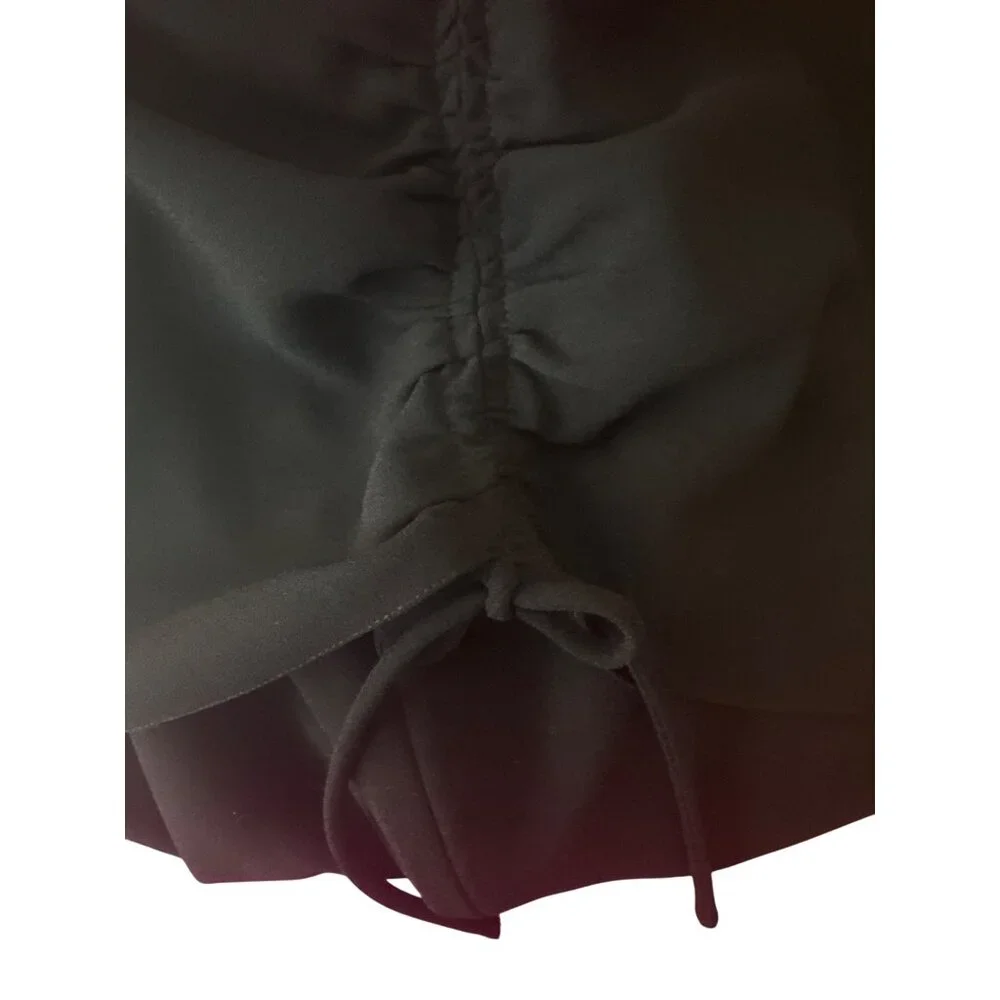 2/$30 ZARA Black Small Sleeveless Ruched Mini Dress NWT - Picture 6 of 16